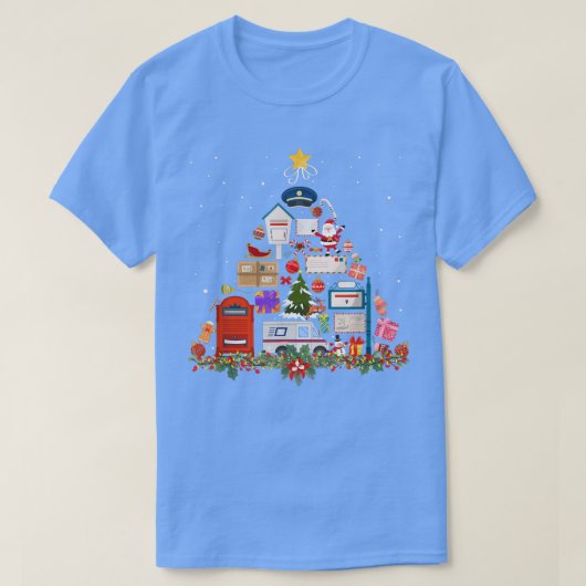 Postal Service Christmas Tree Ornament Tree Xmas 2 Tシャツ (デザイン正面)