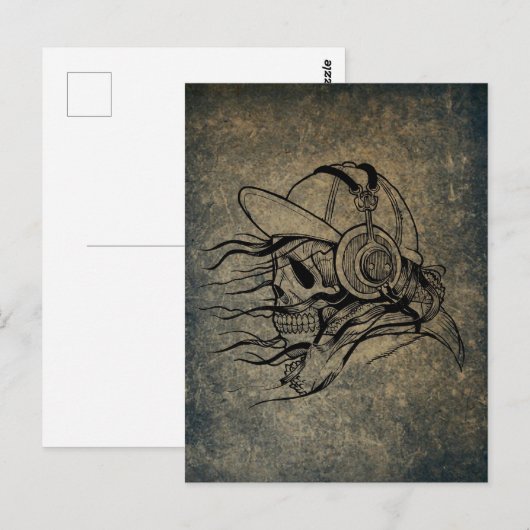 POSTAL SKULL MUSIC ポストカード (正面/裏面)