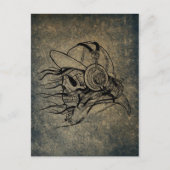 POSTAL SKULL MUSIC ポストカード (正面)