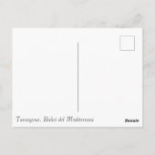 Postal tarragona ポストカード (裏面)