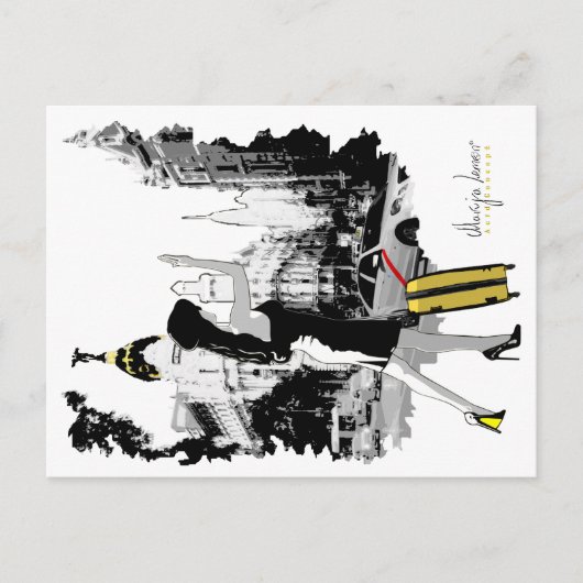 Postal ¡Taxi! ポストカード (正面)