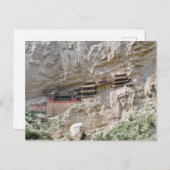 Postal templo colgante en Datong、中国 ポストカード (正面/裏面)