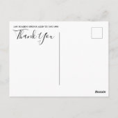 Postal Thank You Postcard ポストカード (裏面)