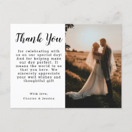 Postal Thank You Postcard ポストカード