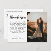 Postal Thank You Postcard ポストカード (正面/裏面)