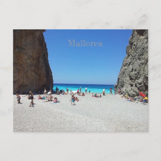 postal Torrent de Pareis en Mallorca ポストカード (正面)