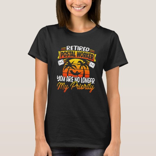 Postal Worker Delivery Service Post Office Mailbox Tシャツ (正面)