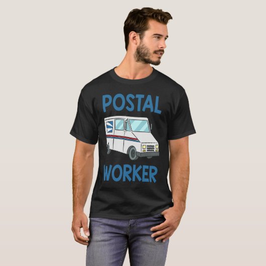 Postal Worker Designs Postal Carrier Tシャツ (正面フル)