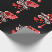 Postal worker heart - love postal worker mail ラッピングペーパー (角)