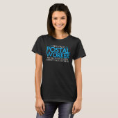 Postal Worker Joke Check Mail Carrier Postal Work Tシャツ (正面フル)