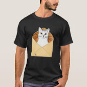 Postal worker kitten mailman cat tシャツ (正面)