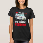Postal Worker Mail Carrier  You Are Current Reside Tシャツ (正面)