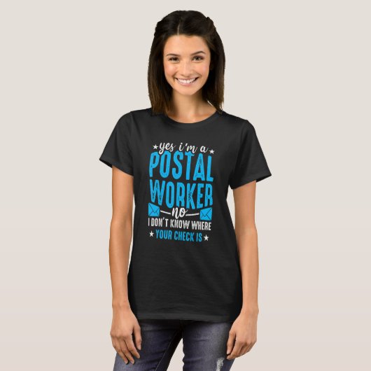Postal Worker  Mailman Mail Carrier Post Office  1 Tシャツ (正面フル)