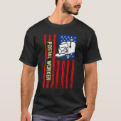 Postal Worker Patriotic US Post Mail Carrier Tシャツ (正面)