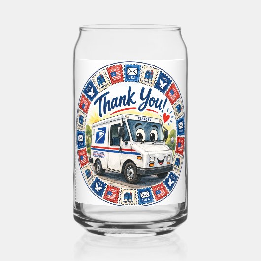 Postal Workers Appreciation  ガラス缶 (裏面)