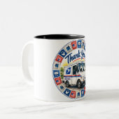 Postal Workers Appreciation  ツートーンマグカップ (正面左)
