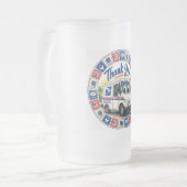 Postal Workers Appreciation  フロストグラスビールジョッキ (正面左)