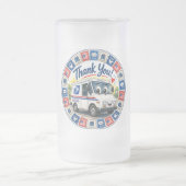 Postal Workers Appreciation  フロストグラスビールジョッキ (中央)