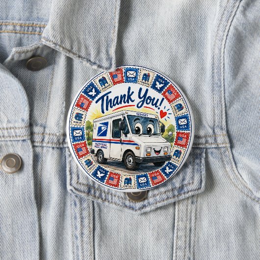 Postal Workers Appreciation  缶バッジ (インサイチュ)