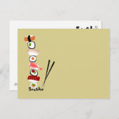 postarsushi1 ポストカード (正面/裏面)