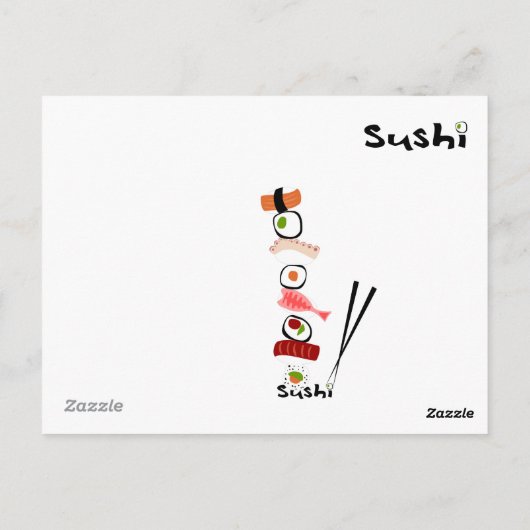 postarsushi1 ポストカード (裏面)