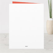 PostcaG’Mar Chatima Tova Rosh Hashanah, Yom Kippur カード (裏面)