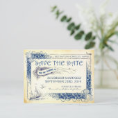 POSTCARDの航海の日付を保存する 案内ポストカード (スタンド正面)