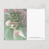 Postcard2を共有する及び気にするクリスマス-カスタマイズ シーズンポストカード (裏面)