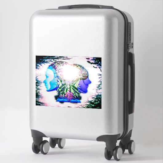 Postcard シール (スーツケース)