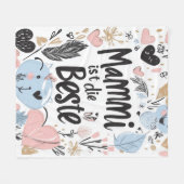 Postcard フリースブランケット (正面(横))