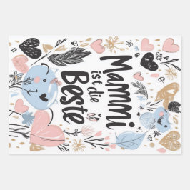 Postcard ラッピングペーパーシート