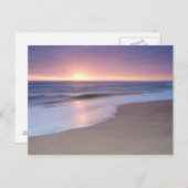 PostCard:穏やかなビーチ波。アルガルヴポルトガル ポストカード (正面/裏面)