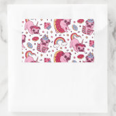 Postcard 長方形シール (バッグ)