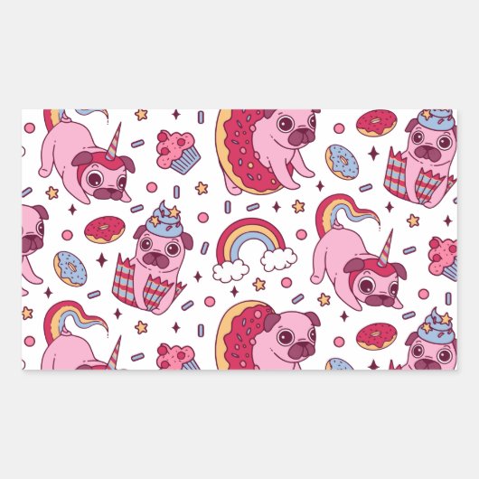 Postcard 長方形シール (正面)