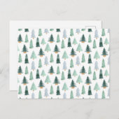 Postcard (10,8 x 14,2 cm) - Christmas Trees ポストカード (正面/裏面)
