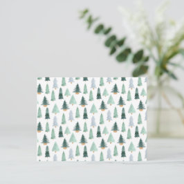 Postcard (10,8 x 14,2 cm) - Christmas Trees ポストカード
