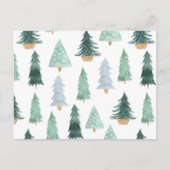 Postcard (10,8 x 14,2 cm) - Christmas Trees Briefk ポストカード (正面)