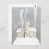 Postcard (10,8 x 14,2 cm) - Winter Scene ポストカード (正面/裏面)