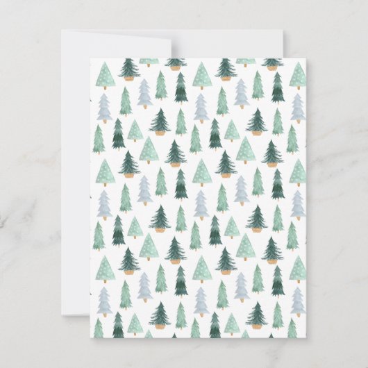 Postcard (10,8 x 14 cm) - Christmas Trees (正面)
