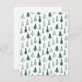 Postcard (10,8 x 14 cm) - Christmas Trees (正面/裏面)