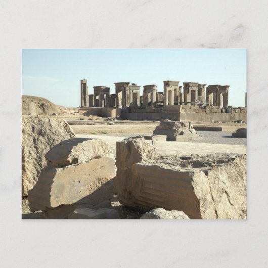 Postcard Ancient Ruins in Persepolis, Iran ポストカード (正面)