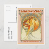 Postcard - Art Nouveau Esprits Dores シーズンポストカード (正面/裏面)