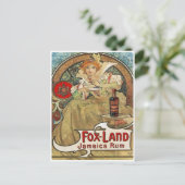 Postcard - Art Nouveau Jamicce Rum シーズンポストカード (スタンド正面)