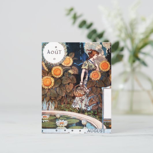 Postcard: August/ Auot ポストカード (スタンド正面)