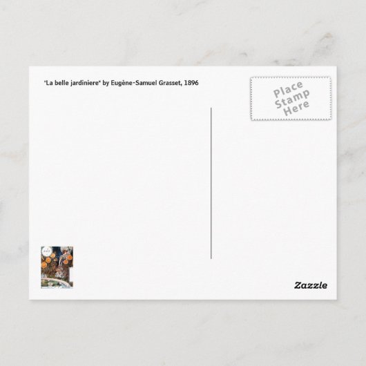 Postcard:  August/ Auot ポストカード (裏面)