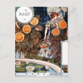 Postcard:  August/ Auot ポストカード (正面)