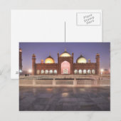 Postcard Badshahi Mosque in Lahore, Pakistan ポストカード (正面/裏面)