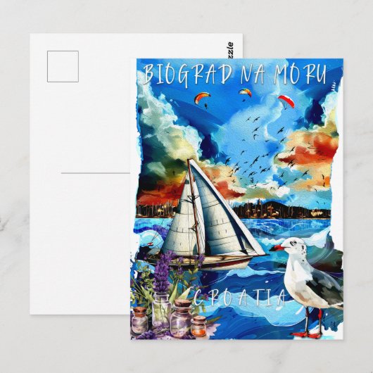 Postcard - Biograd na Moru ポストカード (正面/裏面)