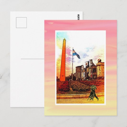 Postcard Buenos Aires Argentina ポストカード (正面/裏面)