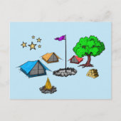 Postcard Camping ポストカード (正面)